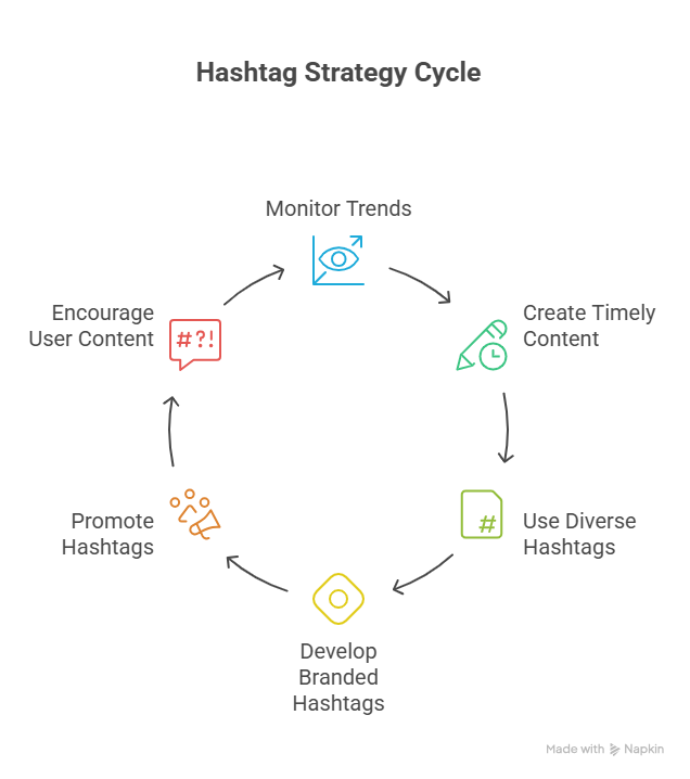 Hashtags Strategy Cycle